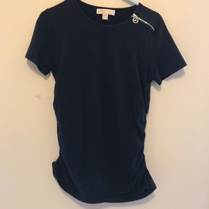 Michael Kors touches black top